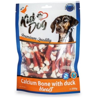KIDDOG Breast kalcija kauliņi ar pīles gaļu 250 g (40)