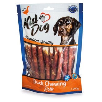 KIDDOG Rolls ādas nūjiņa ar pīles gaļu 12 cm 250 g (40) KIDDOG Rolls ādas nūjiņa ar pīles gaļu 12 cm 250 g (40)