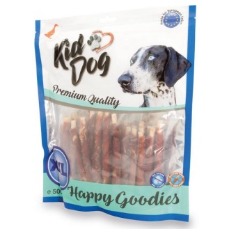 KIDDOG Rolls ādas nūjiņa ar pīles gaļu 12 cm 500 g (20) KIDDOG Rolls ādas nūjiņa ar pīles gaļu 12 cm 500 g (20)