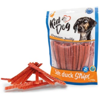 KIDDOG Strips mīkstas pīles gaļas strēmelītes 250 g (40) KIDDOG Strips mīkstas pīles gaļas strēmelītes 250 g (40)