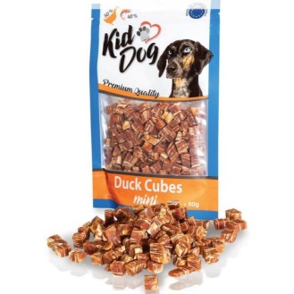 KIDDOG Cubes pīles gaļas un zivju gabaliņi 80 g (150)