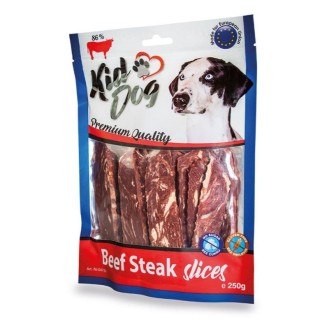 KIDDOG Slices platas liellopu gaļas strēmelītes 250 g (40) KIDDOG Slices platas liellopu gaļas strēmelītes 250 g (40)