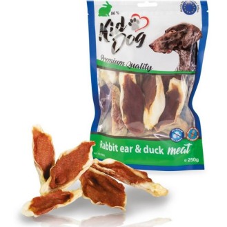 KIDDOG Meat trušu ausis ar pīles gaļu 250 g (40)