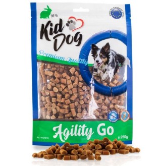 KIDDOG Agility Go truša gaļas gabaliņi 250 g (40)
