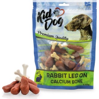 KIDDOG Bone šķiņķītis ar truša gaļu un kalciju 250 g (40)