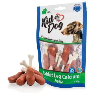 KIDDOG Bone šķiņķītis ar truša gaļu un kalciju 80 g (150)