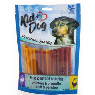 KIDDOG Dental jēra gaļas un vistas gaļas nūjiņas zobiem 250 g (40) KIDDOG Dental jēra gaļas un vistas gaļas nūjiņas zobiem 250 g (40)
