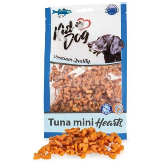 KIDDOG Mini Hearts mazas tunča sirsniņas 80 g