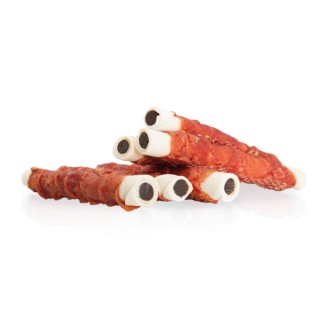 KIDDOG Buffet bifeļa ādas nūjiņa ar pīles gaļu un liellopu gaļu 12 cm 50 gab.