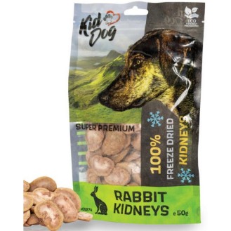KIDDOG 100% liofilizētas trušu nieres 50 g