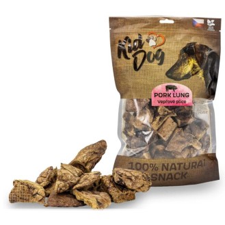KIDDOG 100% dabīgas cūku plaušas 200 g KIDDOG 100% dabīgas cūku plaušas 200 g
