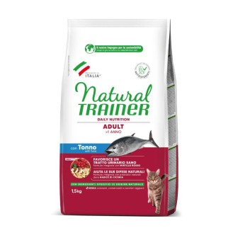 NATURAL TRAINER Adult barība kaķiem ar tunci 1,5 kg NATURAL TRAINER Adult barība kaķiem ar tunci 1,5 kg