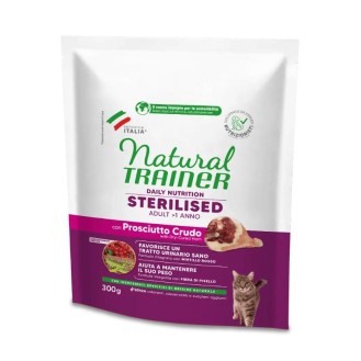 NATURAL TRAINER Cat adult Sterilised HAM ar vītinātu šķiņķi 0.3 kg NATURAL TRAINER Cat adult Sterilised HAM ar vītinātu šķiņķi 0.3 kg