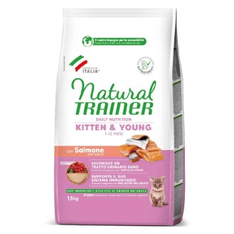 NATURAL TRAINER Cat Kitten Salmon kaķēniem ar lasi 1.5 kg (6) NATURAL TRAINER Cat Kitten Salmon kaķēniem ar lasi 1.5 kg (6)
