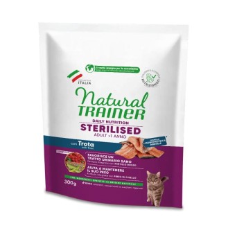NATURAL TRAINER Cat adult Sterilised TROUT ar foreli 0.3 kg NATURAL TRAINER Cat adult Sterilised TROUT ar foreli 0.3 kg