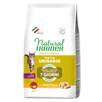 NATURAL TRAINER CAT URINARY CHICKEN ar vistas gaļu 1.5 kg (6) NATURAL TRAINER CAT URINARY CHICKEN ar vistas gaļu 1.5 kg (6)