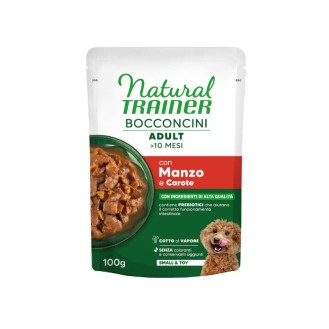 NATURAL TRAINER Bocconcini konservētā barība suņiem – mazajām šķirnēm, ar liellopa gaļu 100g 12gab (12) NATURAL TRAINER Bocconcini konservētā barība suņiem – mazajām šķirnēm, ar liellopa gaļu 100g 12gab (12)