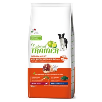 Trainer Natural MEDIUM ADULT ar šķiņķi 12 kg Trainer Natural MEDIUM ADULT ar šķiņķi 12 kg
