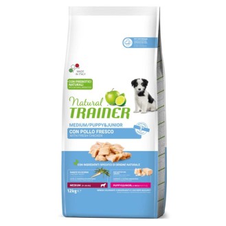 Trainer Natural MEDIUM PUPPY/JUNIOR ar vistas gaļu 12 kg Trainer Natural MEDIUM PUPPY/JUNIOR ar vistas gaļu 12 kg