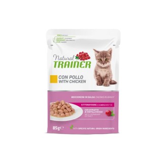 NT Cat Kitten Chicken konservēta barība kaķēniem 85 g 12 gab.