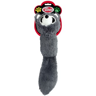 PET NOVA pelēka jenots rotaļlieta sunim 41 cm PET NOVA pelēka jenots rotaļlieta sunim 41 cm
