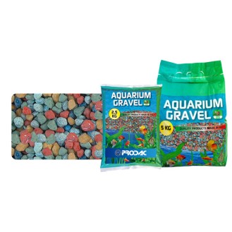 PRODAC grunts akvārijam krāsaina keramika 2-3 mm 2.5 kg