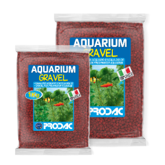 PRODAC grunts akvārijam sarkans 2-3 mm 1 kg