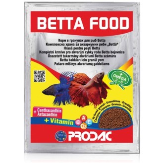 PRODAC BETTA FOOD granulas gailīšiem 12 g (24)