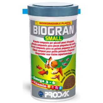PRODAC BIOGRAN SMALL smalkas granulas zivīm 100 ml 45 g