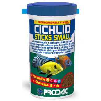 PRODAC CICHLID STICKS SMALL mazas nūjiņas cihlīdām 250 ml 90 g
