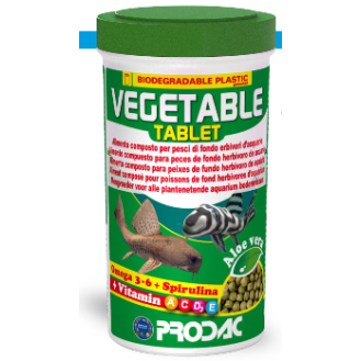 PRODAC VEGETABLE TABLET tabletes veg. dibena zivīm 100 ml 60 g