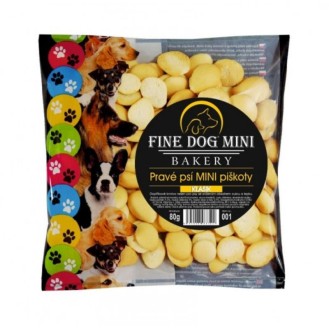 FINE DOG Biscuits mazi biskvīta cepumi 80 g
