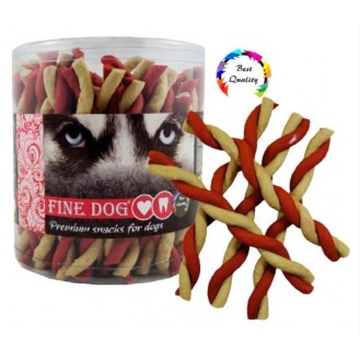 FINE DOG Jerky nūjiņas ar vaniļas un liellopa gaļas garšu 12,5 cm, 50 gab. FINE DOG Jerky nūjiņas ar vaniļas un liellopa gaļas garšu 12,5 cm, 50 gab.