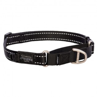 ROGZ Control Collar Black lentes savelkamā kaklasiksna 24-36x1.1 cm HCW14A melna