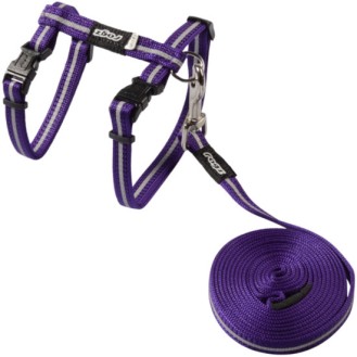 ROGZ atstarojoši iemaukti un pavada kaķim (violeta)