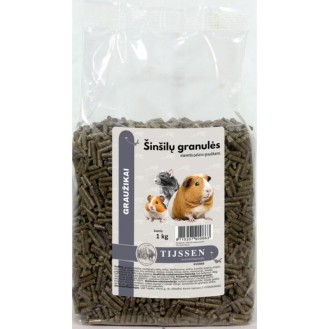 TIJSSEN šinšillu barība granulās 1 kg (5) (ieteicams līdz 2026.10.09)