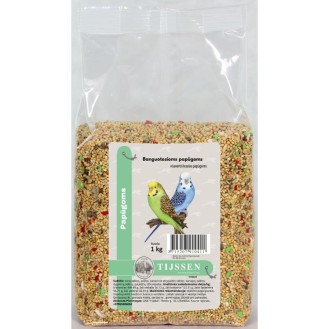 TIJSSEN viļņaino papagaiļu barība putniem 1 kg (5)