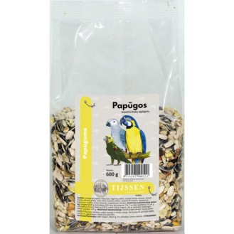 TIJSSEN barība putniem lielām papagaiļiem 600 g (5)