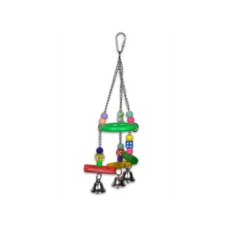 VADIGRAN Bird Toy Ring color rotaļlieta putniem 30 cm
