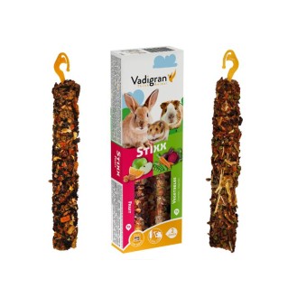 VADIGRAN Stixx FV grauzējiem 2 garšas augļi/dārzeņi 110 g (10) VADIGRAN Stixx FV grauzējiem 2 garšas augļi/dārzeņi 110 g (10)