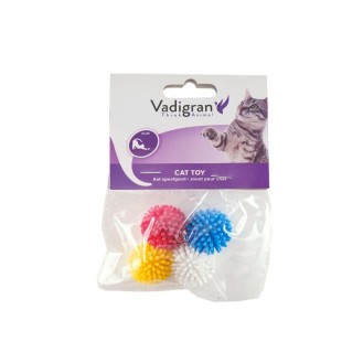 VDG Cat Toy kaķu bumbiņas 3 cm 4iepak.