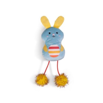 VADIGRAN Cat Toy kaķu rotaļlieta trusis ar kaķumētru 15 cm 2iepak.