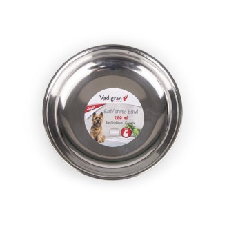 VADIGRAN metāla bļodiņa mājdzīvniekam 200 ml (6)