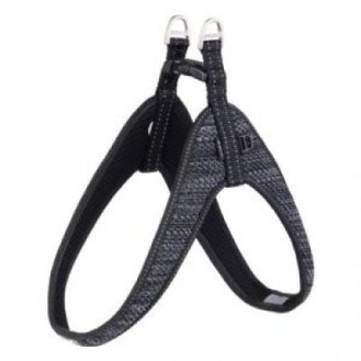 ROGZ melnas mīkstas atstarojošas iemaukti 58 cm M/L SJQ58 ROGZ melnas mīkstas atstarojošas iemaukti 58 cm M/L SJQ58