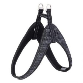 ROGZ melnas mīkstas atstarojošas iemaukti 32 cm XXS SJQ32 ROGZ melnas mīkstas atstarojošas iemaukti 32 cm XXS SJQ32