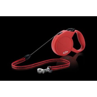 FLEXI CLASSIC (M) 5m sarkans līdz 20 kg FLEXI CLASSIC (M) 5m sarkans līdz 20 kg